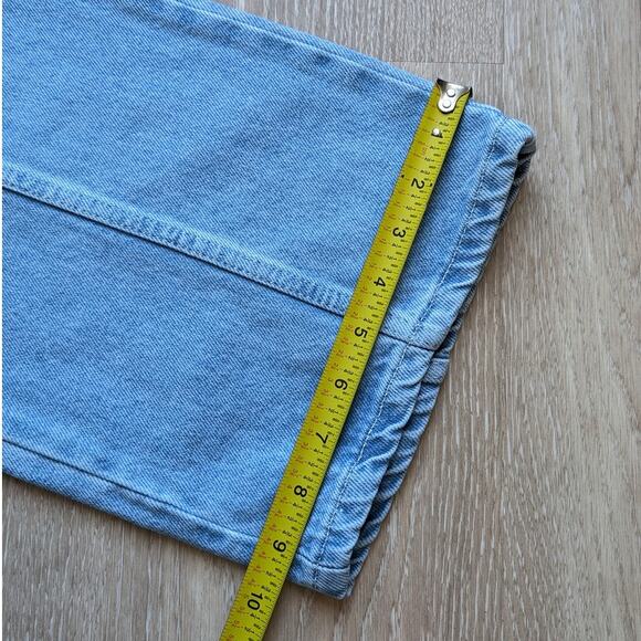 NWT Coosh Blue Denim High-Waisted Straight Cut BIKINI Jeans, size M - Picture 8 of 9